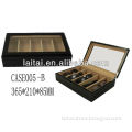 Wooden with black painted sun glasses box CASE005-B